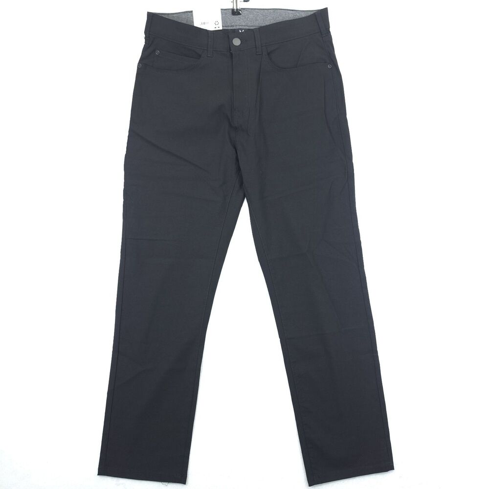 Member's Mark Men’s Denali Straight Fit Pants Size 32x30 Stretch Black NWT